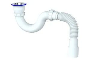 Сифон для поддона с гофрой 40/50, прямоточный Unicorn G32 thumbnail